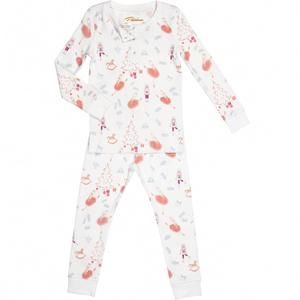 NEW PETIDOUX girl's long sleeve pajama set in sugar plum fairy